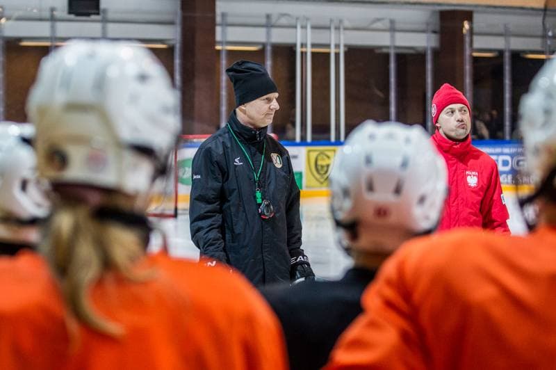 Ice Hockey. Poland national team. Training. 04.01.2022
