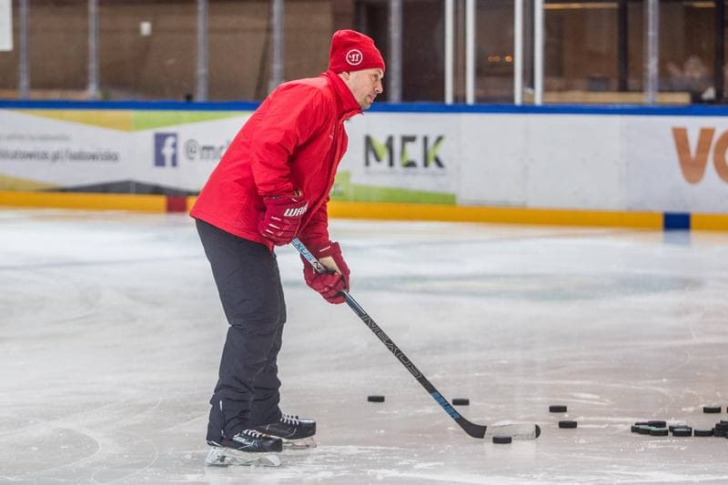 Ice Hockey. Poland national team. Training. 04.01.2022