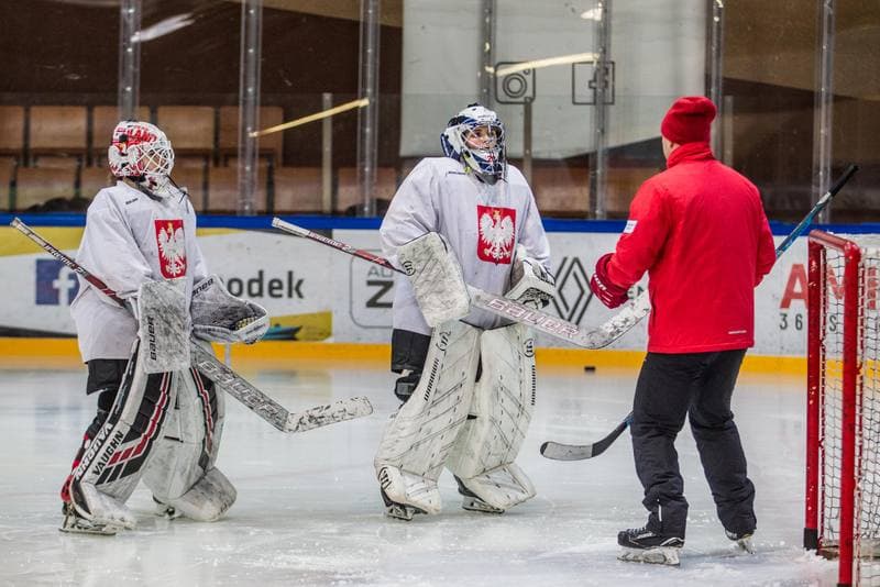 Ice Hockey. Poland national team. Training. 04.01.2022