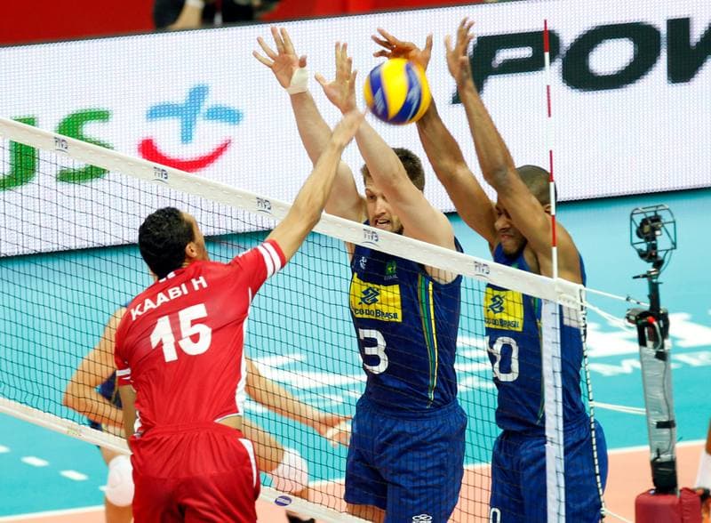 Volleyball. FIVB Men's World Championship. Brazil - Tunisia. 03.09.2014