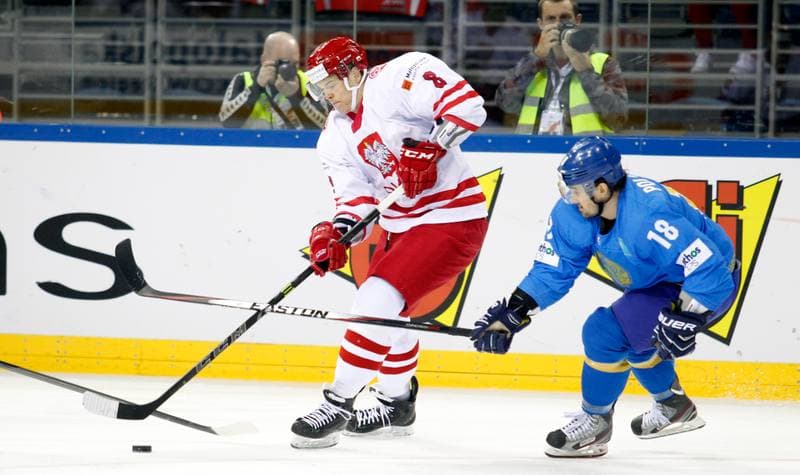 Ice Hockey. IIHF World Championship Division 1A. Poland - Kazakhstan. 23.04.2015