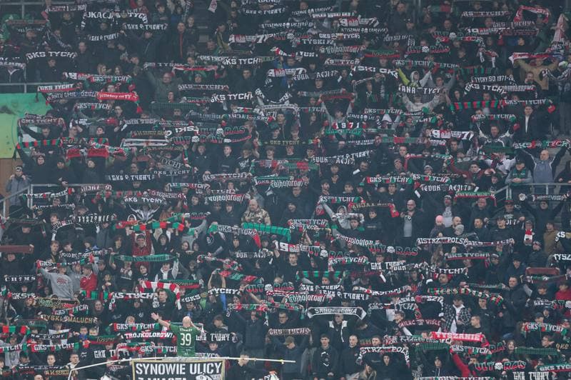 Football. Fortuna I Liga. GKS Tychy - Arka Gdynia. 01.03.2024