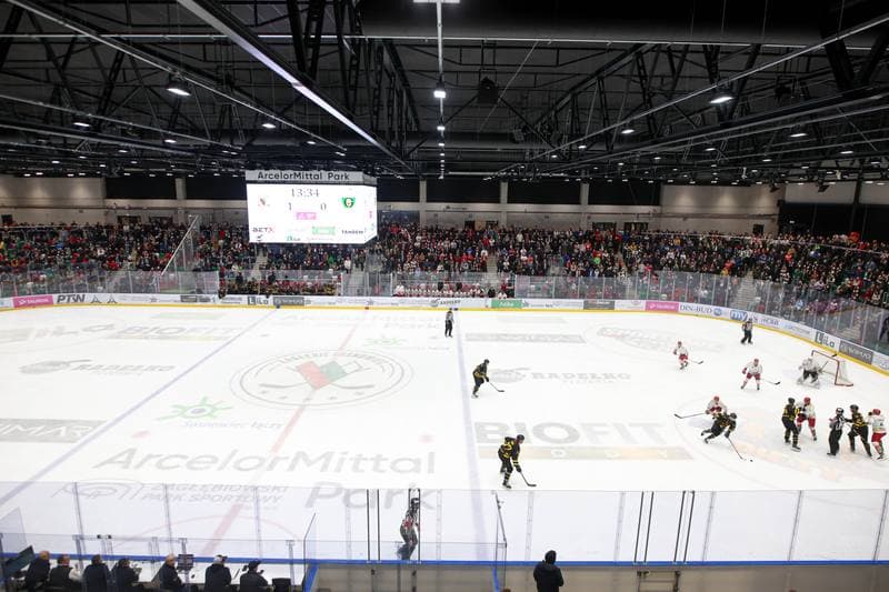 Ice Hockey. Tauron Hokej Liga. Zaglebie Sosnowiec - GKS Katowice. 12.03.2024