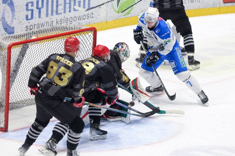 Ice Hockey. Tauron Hokej Liga. Re-Plast Unia Oswiecim - Comarch Cracovia. 14.03.2024
