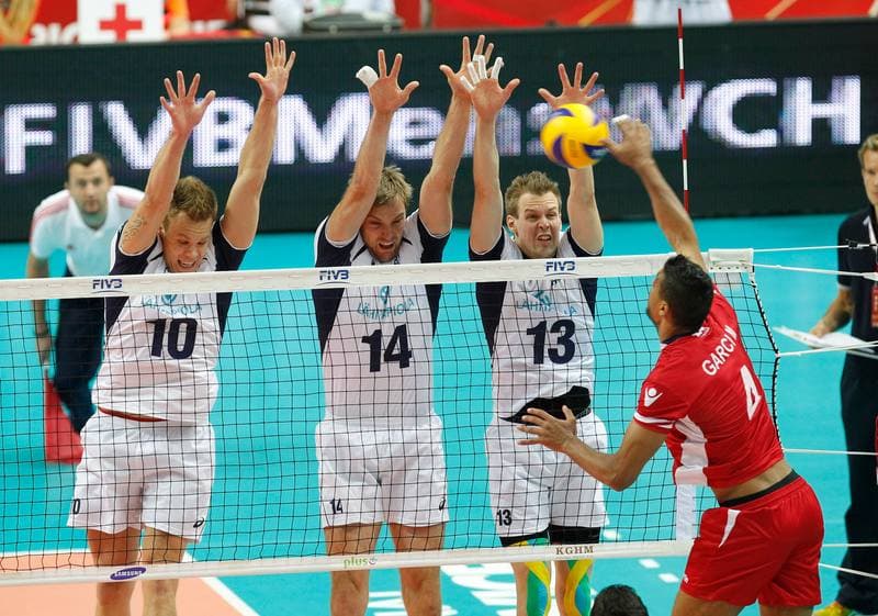 Volleyball. FIVB Men's World Championship. Tunisia - Finland. 07.09.2014