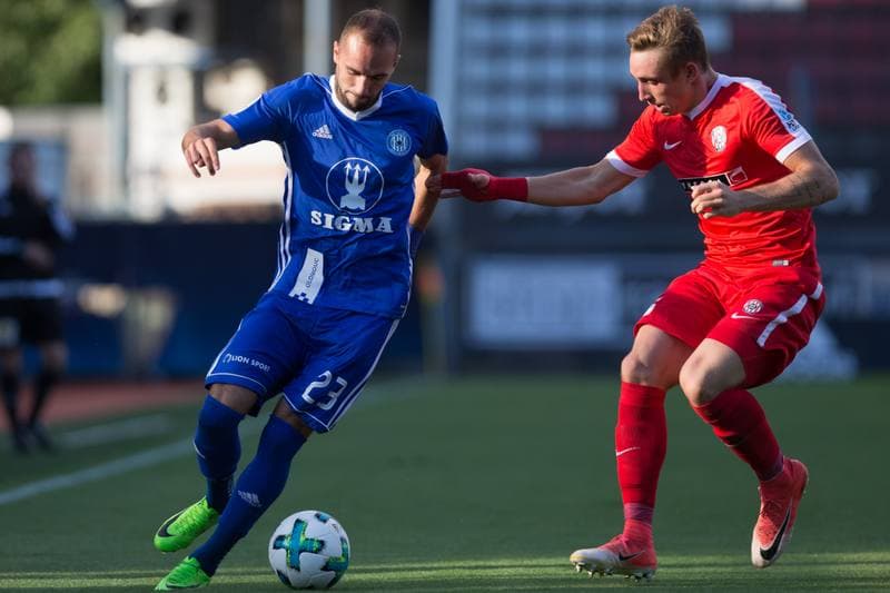 Football. HET Liga. Sigma Olomouc - Zbrojovka Brno. 20.08.2017