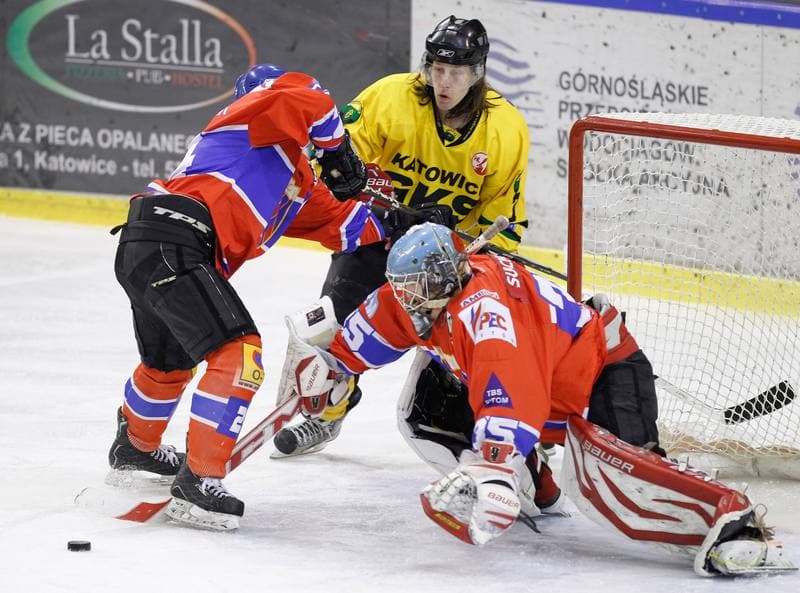 Ice Hockey. Polska Hokej Liga. HC GKS Katowice - Polonia Bytom. 01.02.2015