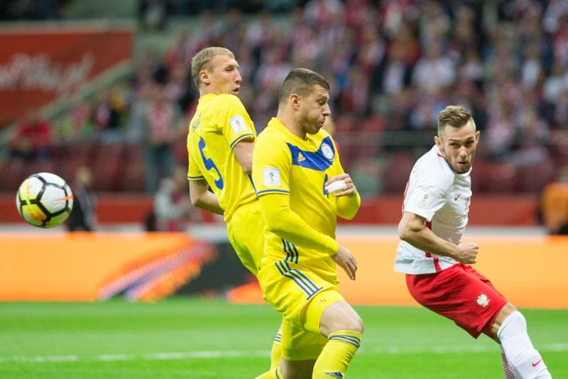 Football. FIFA World Cup Qualifiers. Poland - Kazakhstan. 04.09.2017