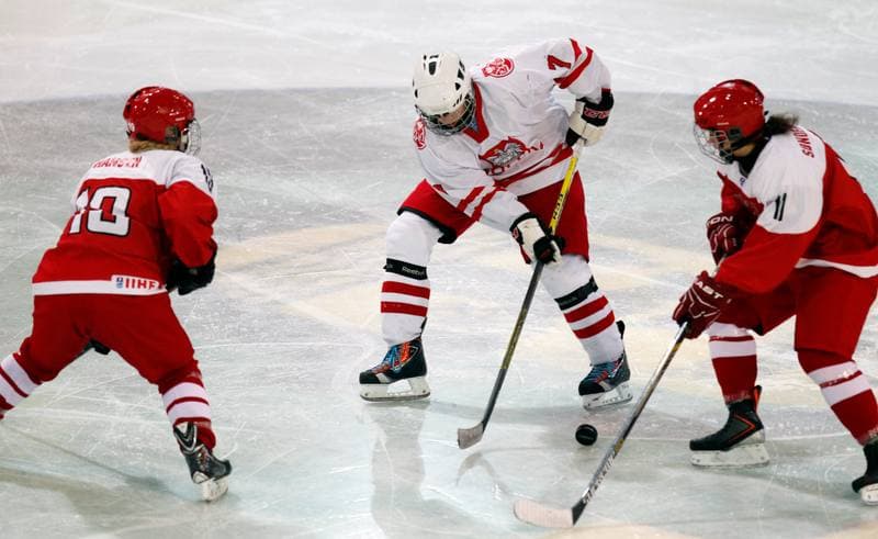 Ice Hockey. U18 Women's World Championship Division I. Poland - Denmark. 25.01.2015