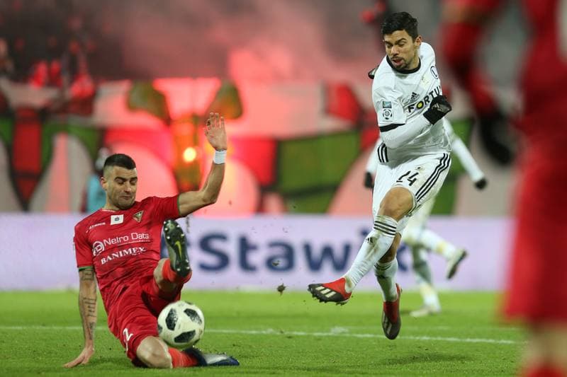 Football. Lotto Ekstraklasa. Zaglebie Sosnowiec - Legia Warsaw. 20.12.2018