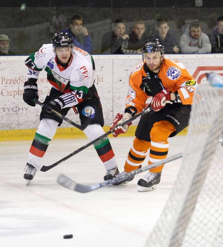 Ice Hockey. Polska Hokej Liga. GKS Tychy - JKH GKS Jastrzebie. 30.11.2014