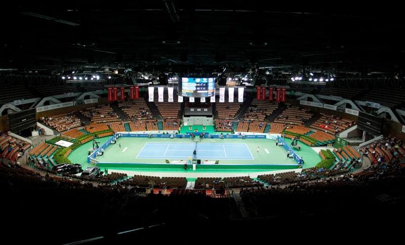 Tennis. Katowice Open. Agnieszka Radwanska - Yanina Wickmayer. 07.04.2015