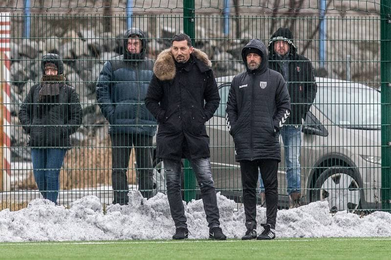 Football. Sparing. Zaglebie Sosnowiec - Sandecja Nowy Sacz. 28.01.2022