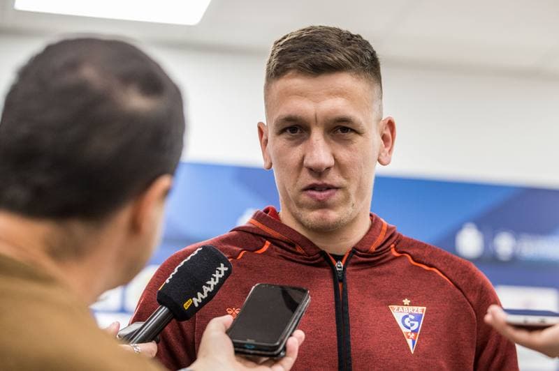 Football. Gornik Zabrze. Press Conference. 03.02.2022