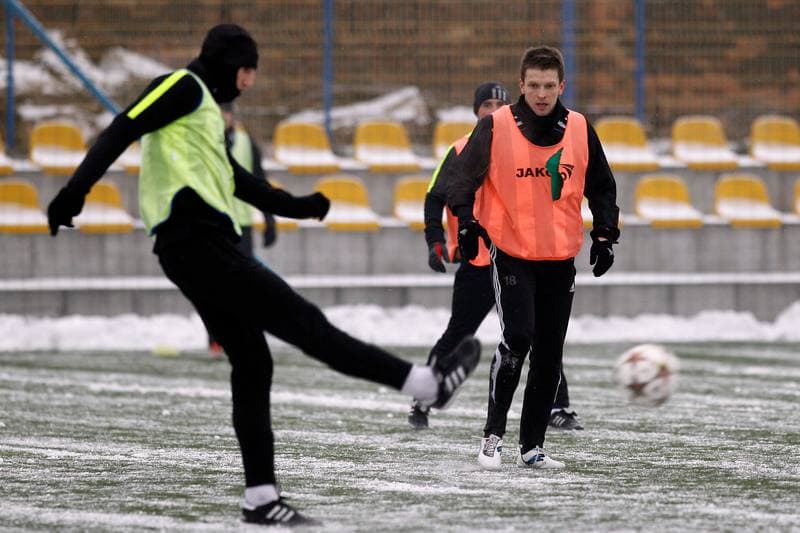 Football. Rozwoj Katowice. Training. 05.01.2016