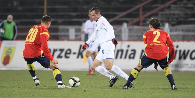 Football. I liga. Gornik Zabrze - GKP Gorzow. 14.03.2010