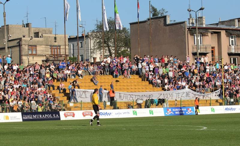 Football. I liga. Podbeskidzie Bielsko-Biala - Piast Gliwice. 11.05.2011