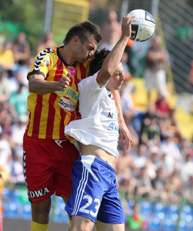 Football. T-Mobile Ekstraklasa. Podbeskidzie Bielsko-Biala - Korona Kielce. 27.08.2011