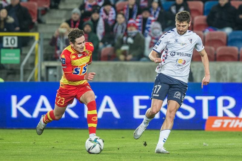 Football. PKO BP Ekstraklasa. Gornik Zabrze - Jagiellonia Bialystok. 14.02.2022
