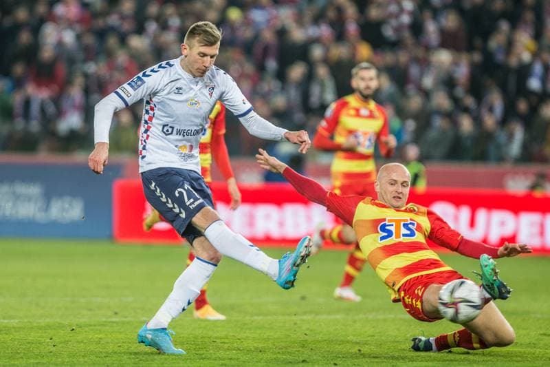 Football. PKO BP Ekstraklasa. Gornik Zabrze - Jagiellonia Bialystok. 14.02.2022
