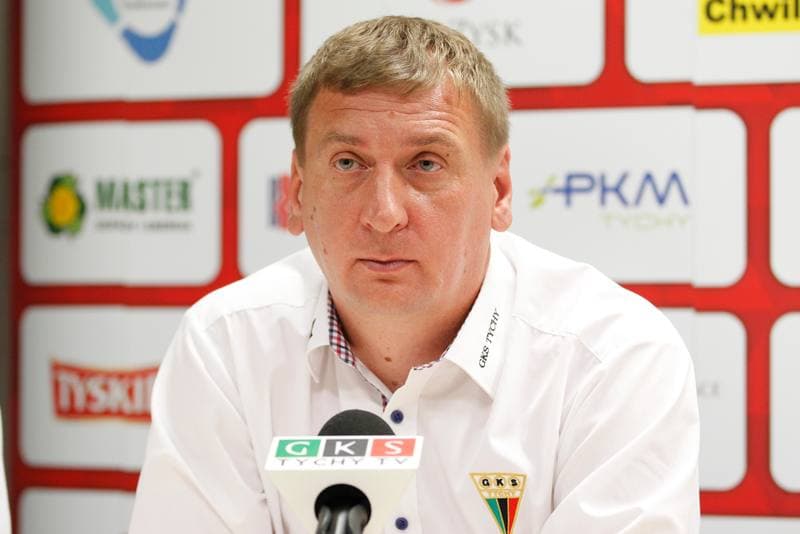Football. GKS Tychy. Press Conference. 29.07.2016