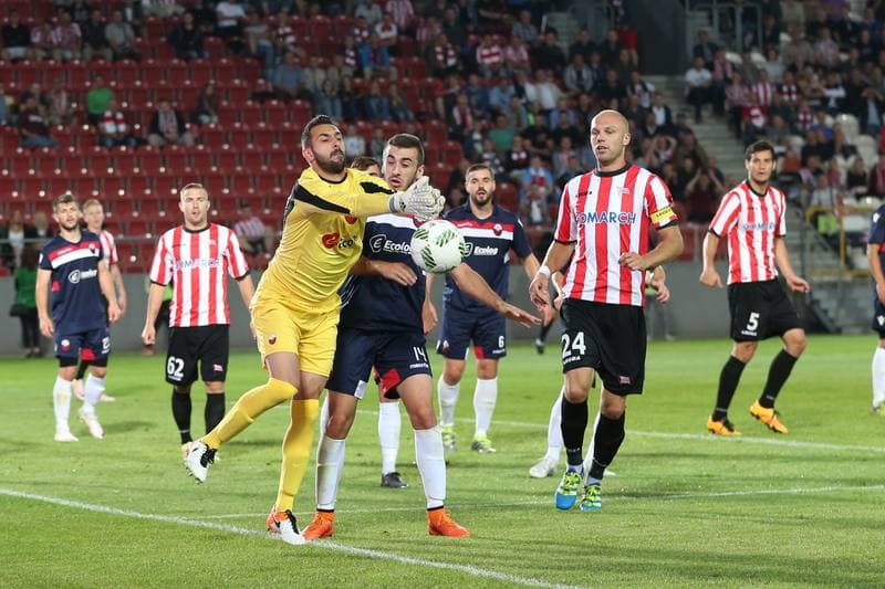 Football. UEFA Europa League. Cracovia Krakow - Shkendija Tetovo. 07.07.2016