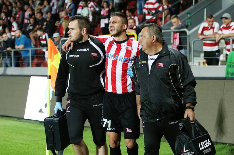 Football. UEFA Europa League. Cracovia Krakow - Shkendija Tetovo. 07.07.2016