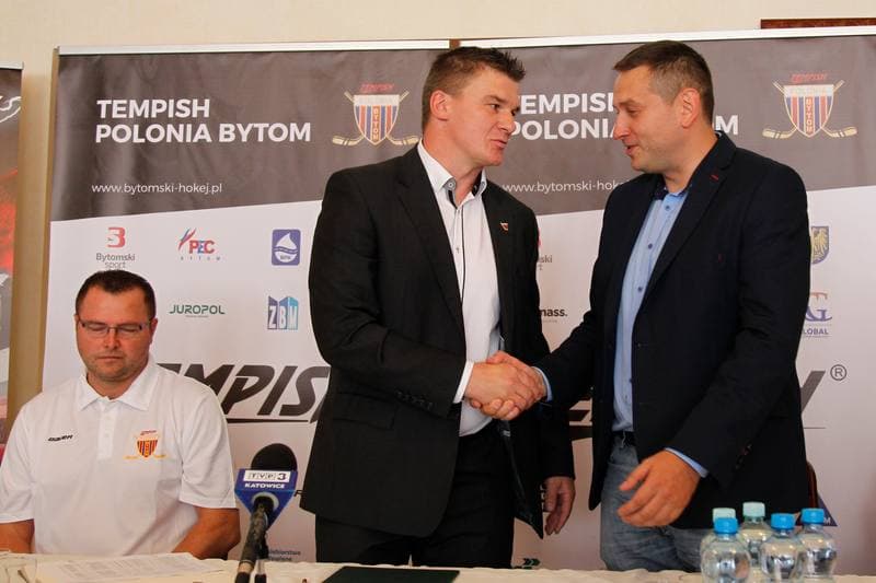 Ice Hockey. Polonia Bytom. Press Conference. 08.09.2016