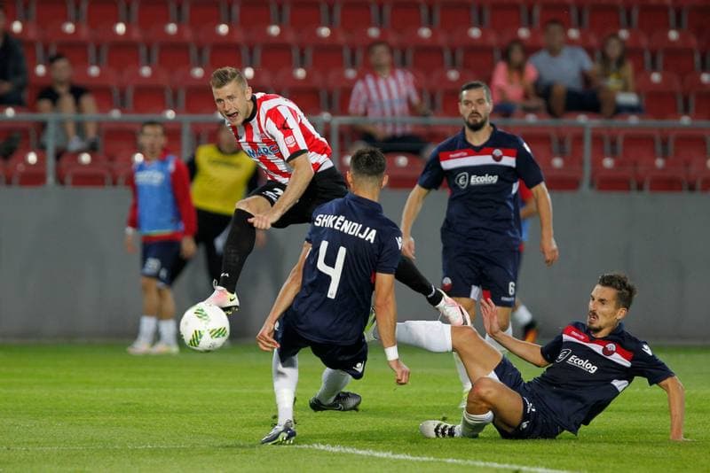 Football. UEFA Europa League. Cracovia Krakow - Shkendija Tetovo. 07.07.2016
