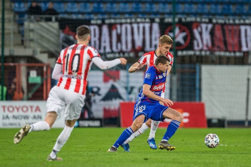 Football. PKO BP Ekstraklasa. Piast Gliwice - Cracovia Krakow. 22.02.2020