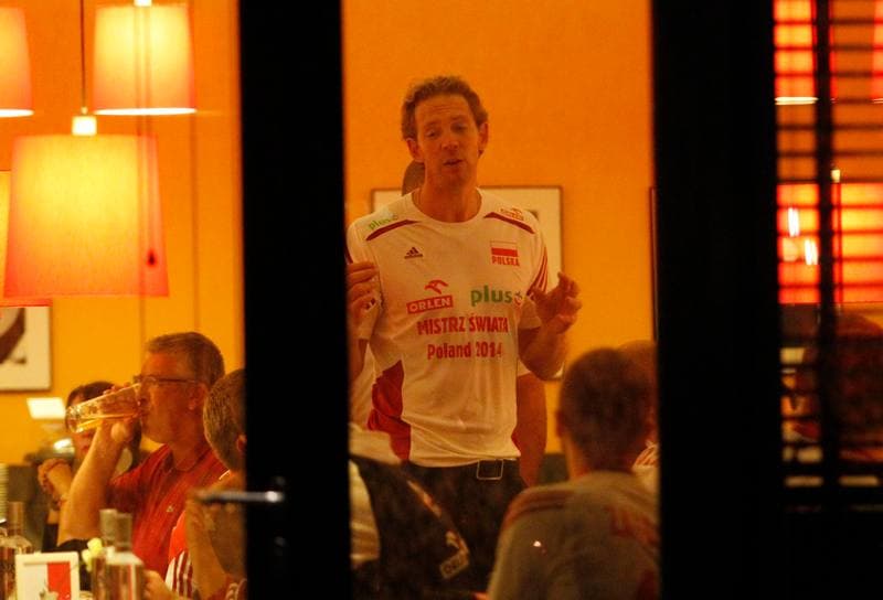 Volleyball. Poland national team. Press Conference. 22.09.2014