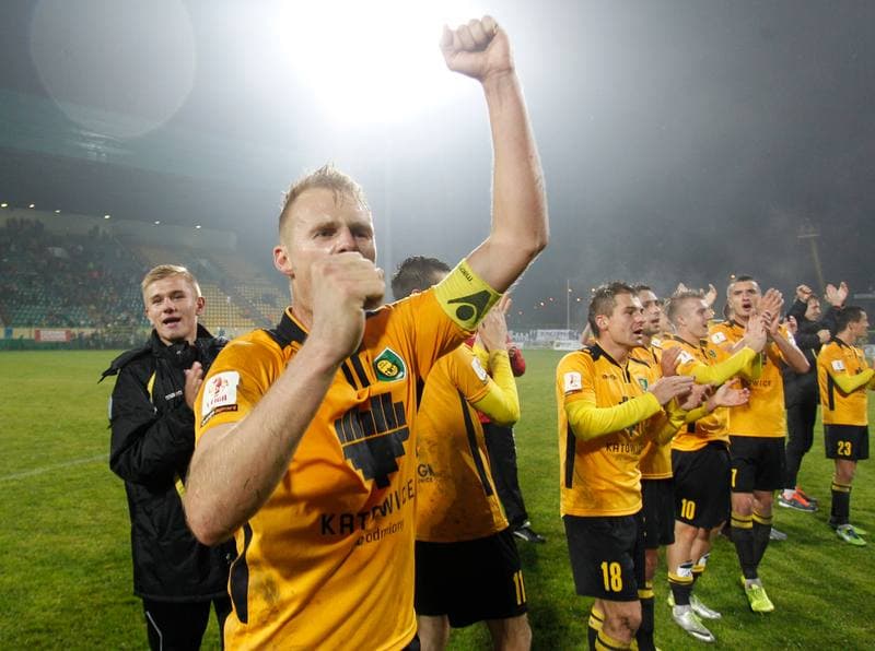 Football. I Liga. GKS Katowice - GKS Tychy. 08.11.2014