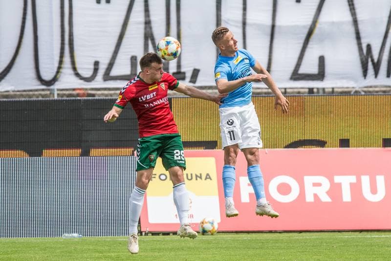 Football. Fortuna I Liga. Zaglebie Sosnowiec - Stomil Olsztyn. 07.06.2020