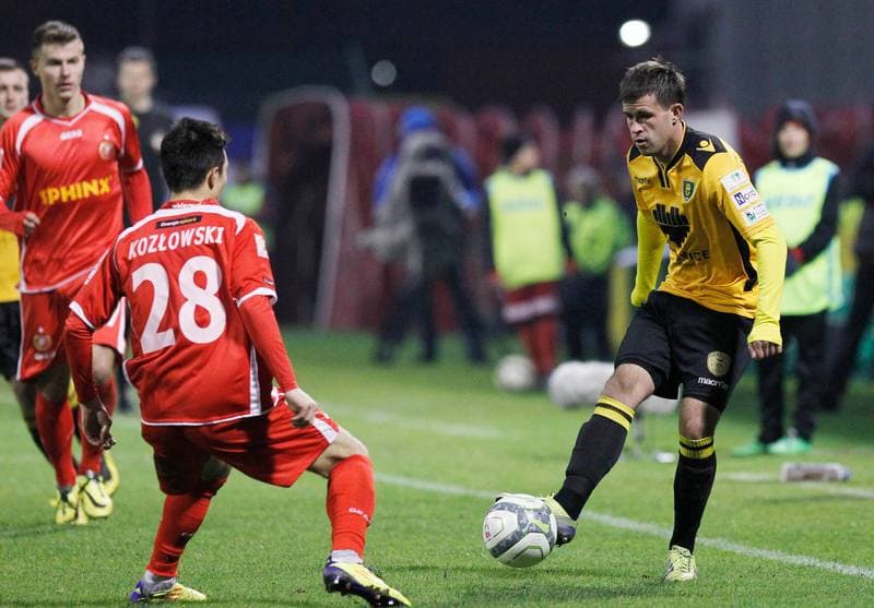 Football. I Liga. Widzew Lodz - GKS Katowice. 22.11.2014