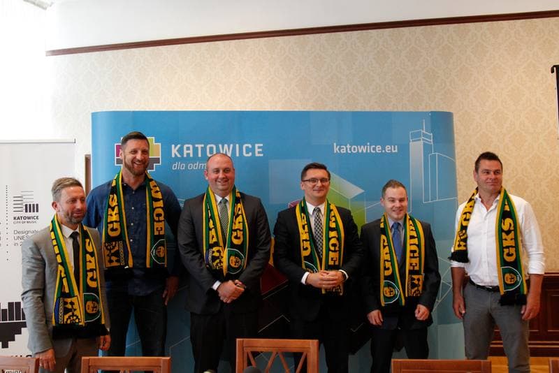 Ice Hockey. GKS Katowice. Press Conference. 07.07.2016
