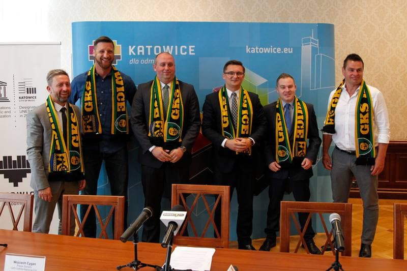Ice Hockey. GKS Katowice. Press Conference. 07.07.2016