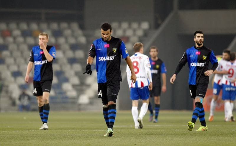 Football. T-Mobile Ekstraklasa. Podbeskidzie Bielsko Biala - Zawisza Bydgoszcz. 14.12.2014