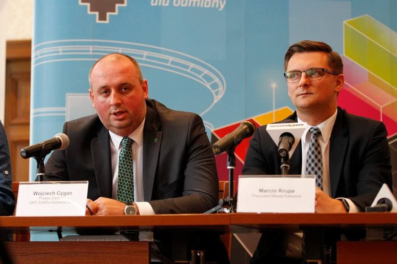 Ice Hockey. GKS Katowice. Press Conference. 07.07.2016
