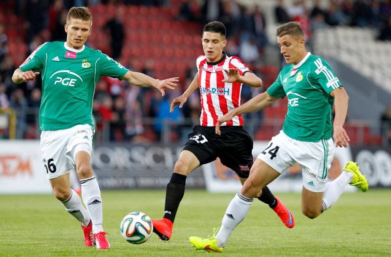 Football. T-Mobile Ekstraklasa. Cracovia Krakow - GKS Belchatow. 10.05.2015