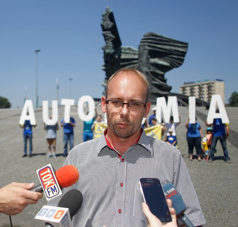Slaskie. Ruch Autonomii Slaska. Press Conference. 07.07.2015