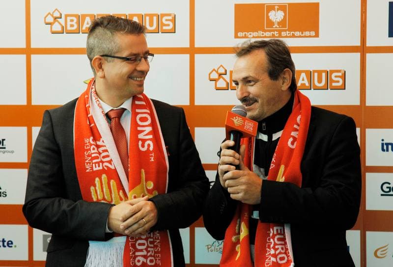 Handball. Poland national team. Press Conference. 27.10.2015