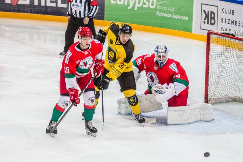 Ice Hockey. Polska Hokej Liga. GKS Katowice - Zaglebie Sosnowiec. 28.10.2020