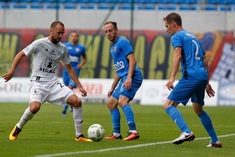 Football. Sparing. Piast Gliwice - Sigma Olomouc. 06.07.2016