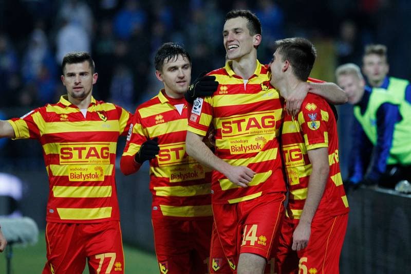 Football. T-Mobile Ekstraklasa. Ruch Chorzow - Jagiellonia Bialystok. 09.11.2014