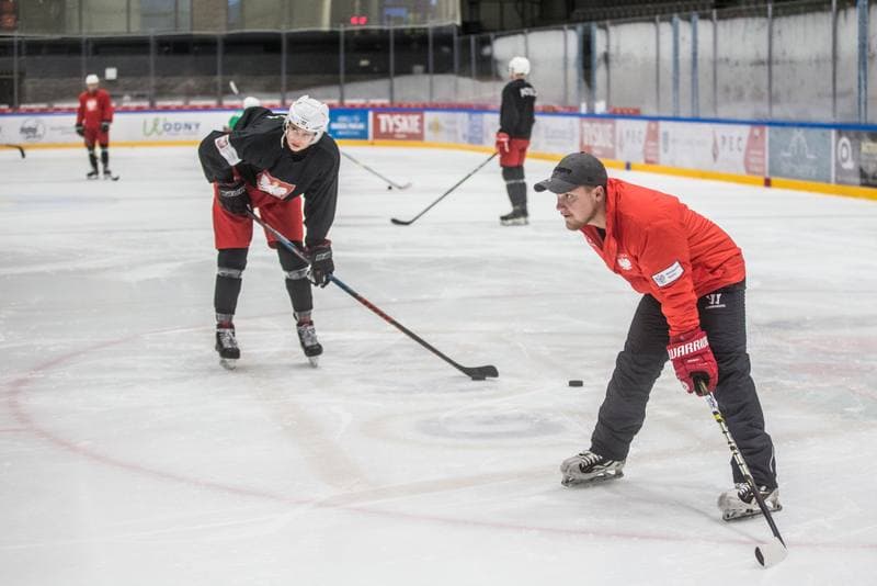 Ice Hockey. Poland U20. Training. 02.11.2020
