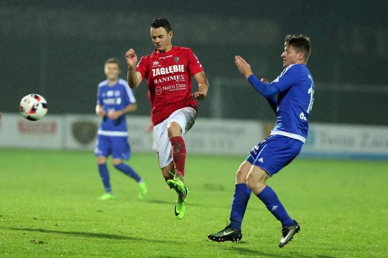 Football. Nice I Liga. Zaglebie Sosnowiec - Wigry Suwalki. 23.09.2017