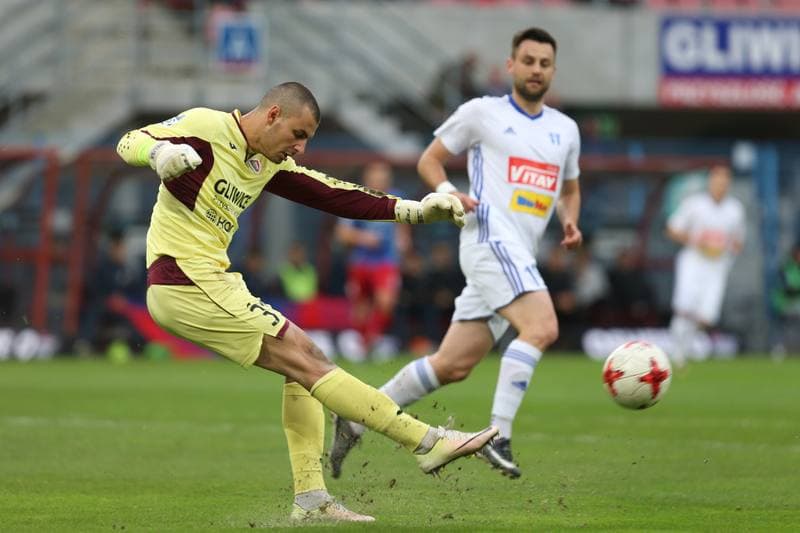 Football. Lotto Ekstraklasa. Piast Gliwice - Wisla Plock. 28.10.2017