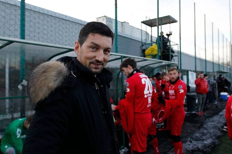 Football. Sparing. Zaglebie Sosnowiec - Cracovia Krakow. 17.01.2018
