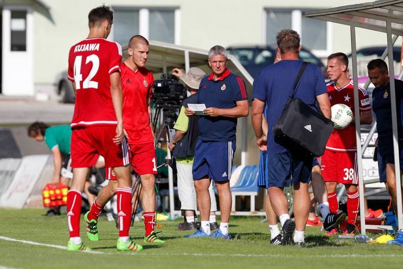 Football. Sparing. MFK Karvina - Wisla Krakow. 05.07.2016