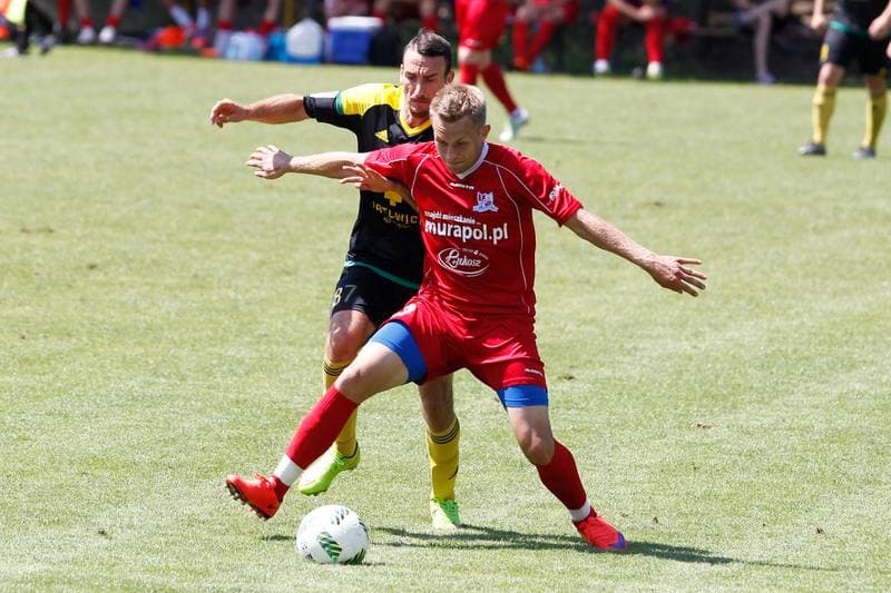 Football. Sparing. GKS Katowice - Podbeskidzie Bielsko-Biala. 05.07.2016